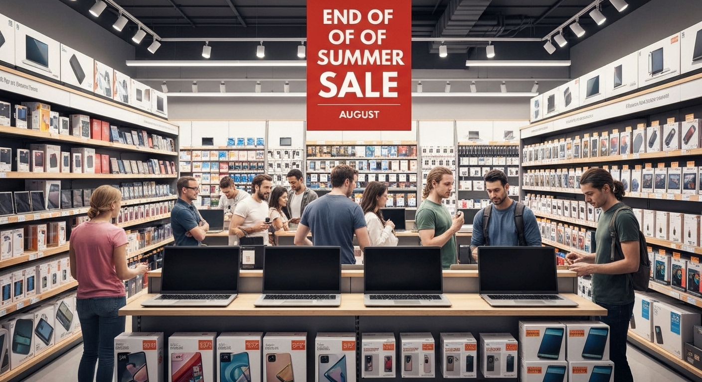 למה כדאי לקנות מוצרי טכנולוגיה דווקא בסוף הקיץ – הסיפור שמאחורי המבצעים הגדולים של אוגוסט