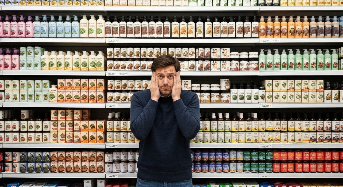 מה באמת קורה כשאתם מתלבטים בין שני מוצרים זהים – הפסיכולוגיה המפתיעה מאחורי החלטות הקנייה הקשות