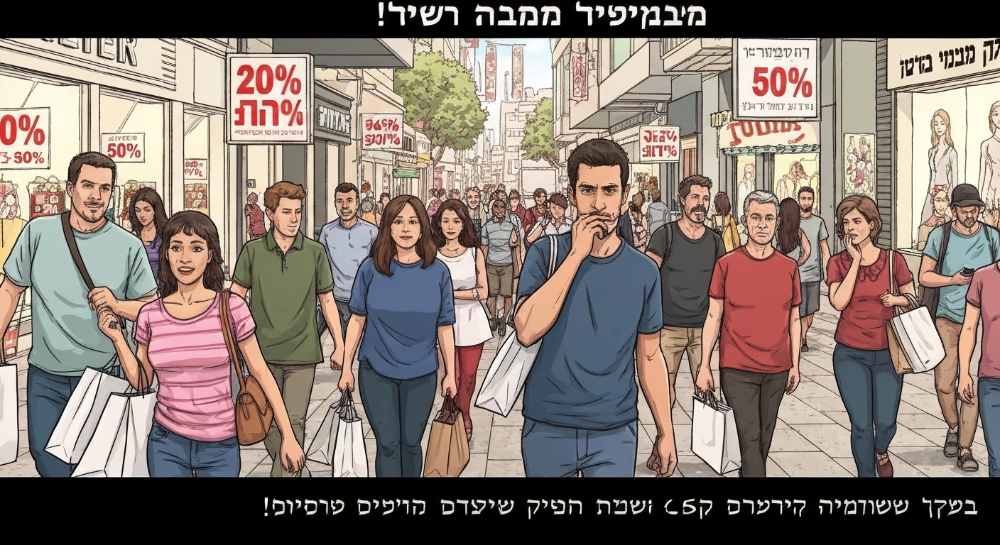 למה הישראלים קונים הכי הרבה דווקא בסוף אוגוסט – התופעה המפתיעה שמסבירה את הכל