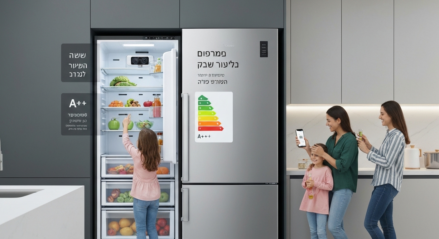איך הפכו המקררים החכמים למהפכה הטכנולוגית הגדולה ביותר במטבח הישראלי